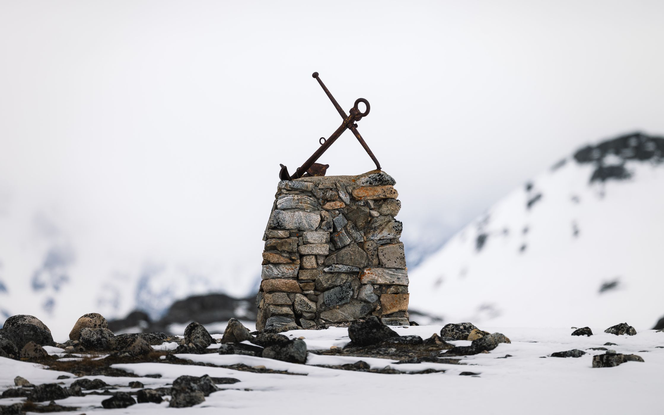 Virgohamna Monument, Svalbard & Jan Mayen Islands