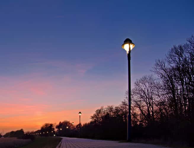 Weg zum Hafen in Zingst