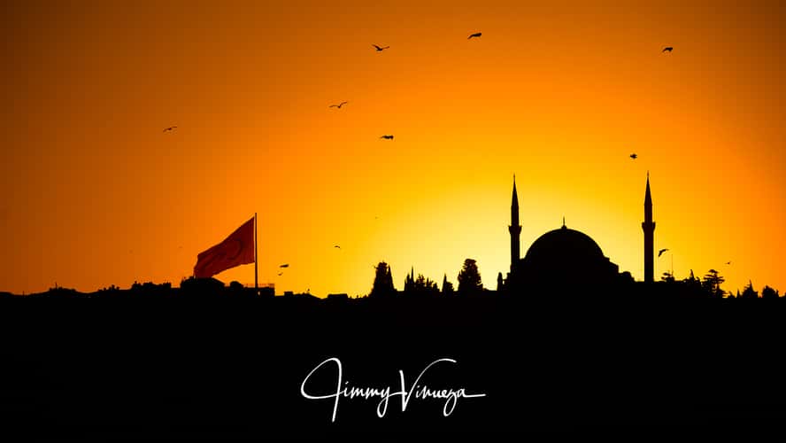 Yavuz Sultan Selim Mosque from Galata Bridge, Istanbul