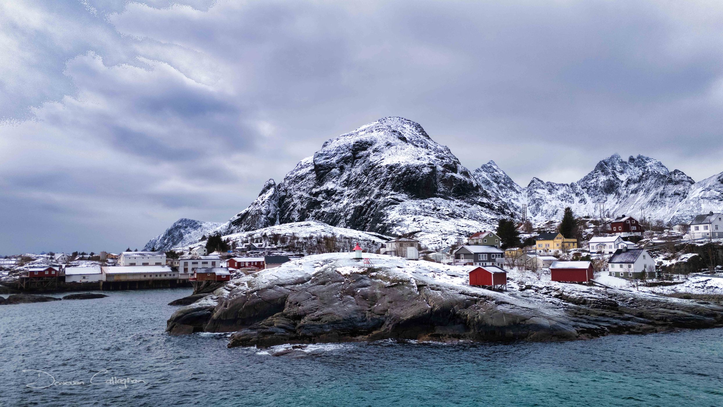 Å I Lofoten mountain, Norway