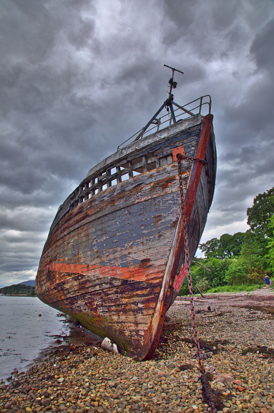 Abandoned fishing boat, Scotland, United Kingdom