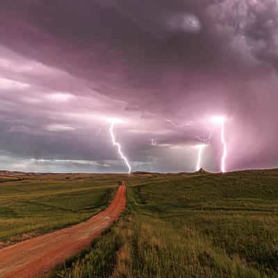 Gewitter Montana - USA, USA