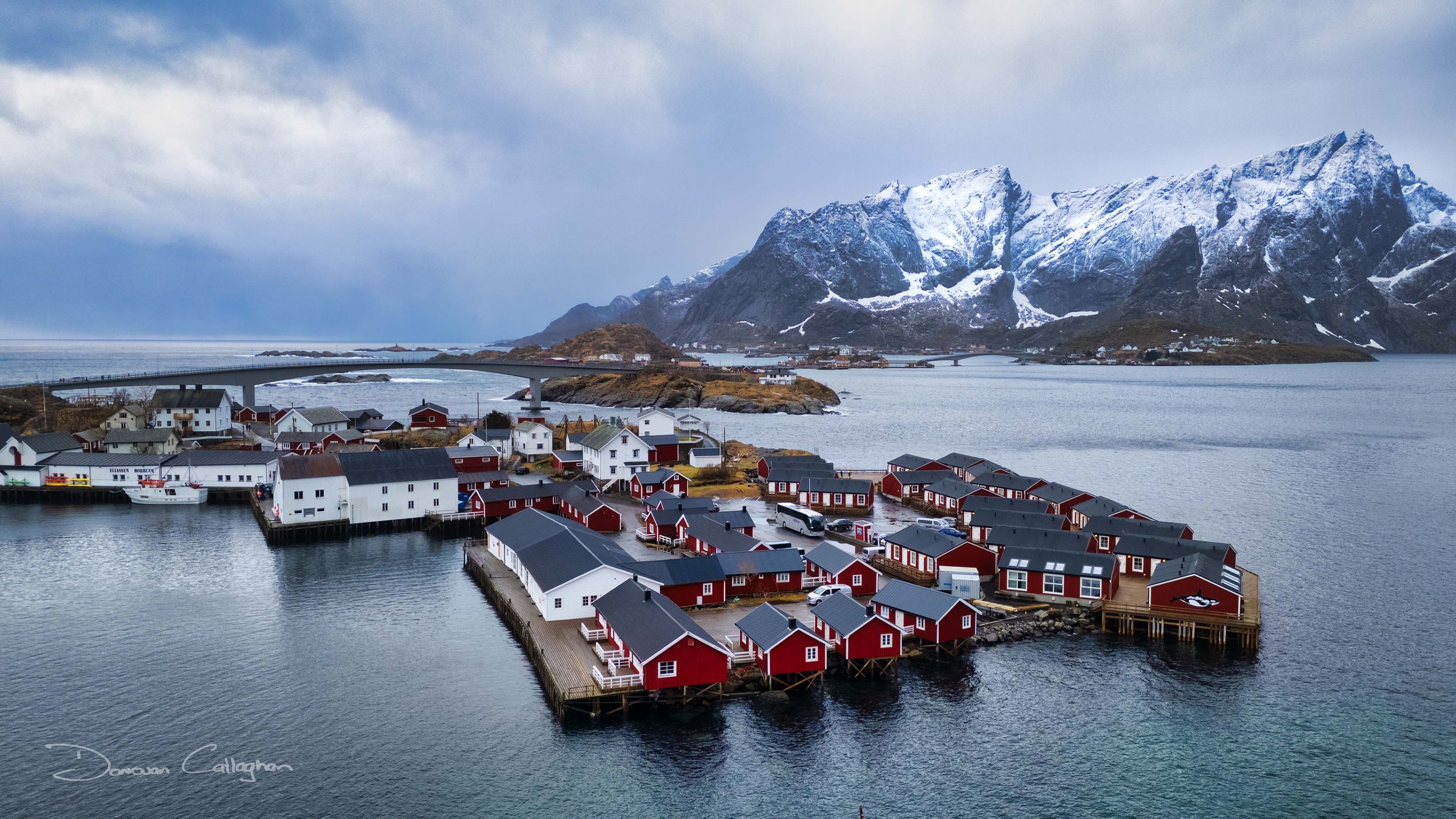 Above Hamnøy Bridge, Norway