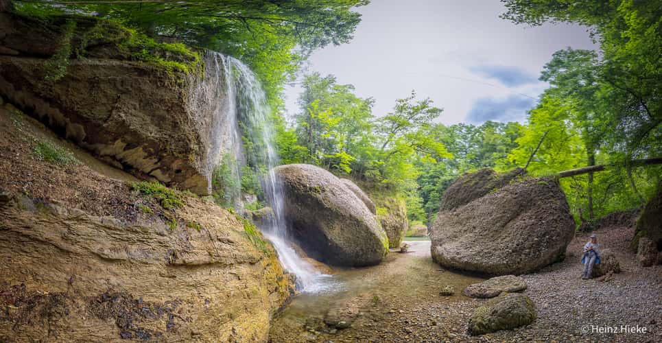 Äulischlucht mit Wasserfall