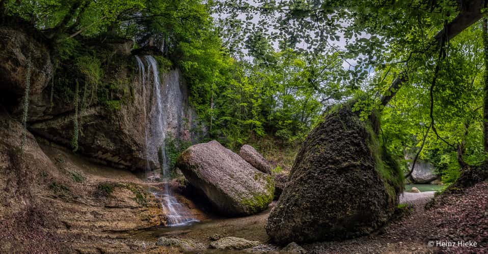 Äulischlucht mit Wasserfall