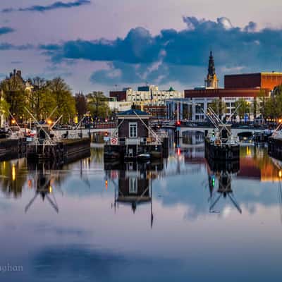 Amstel locks, Amsterdam, Netherlands