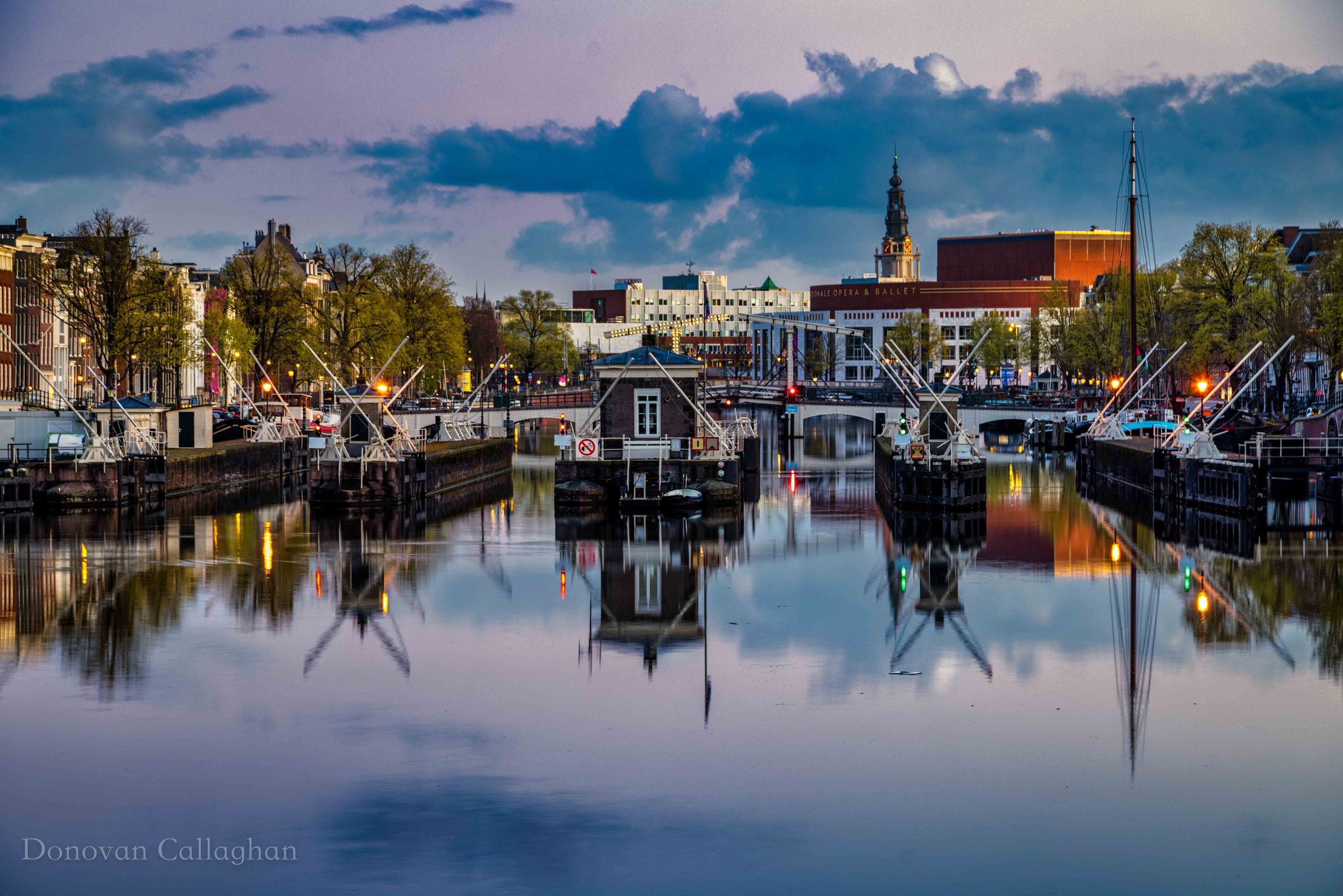 Amstel locks, Amsterdam, Netherlands
