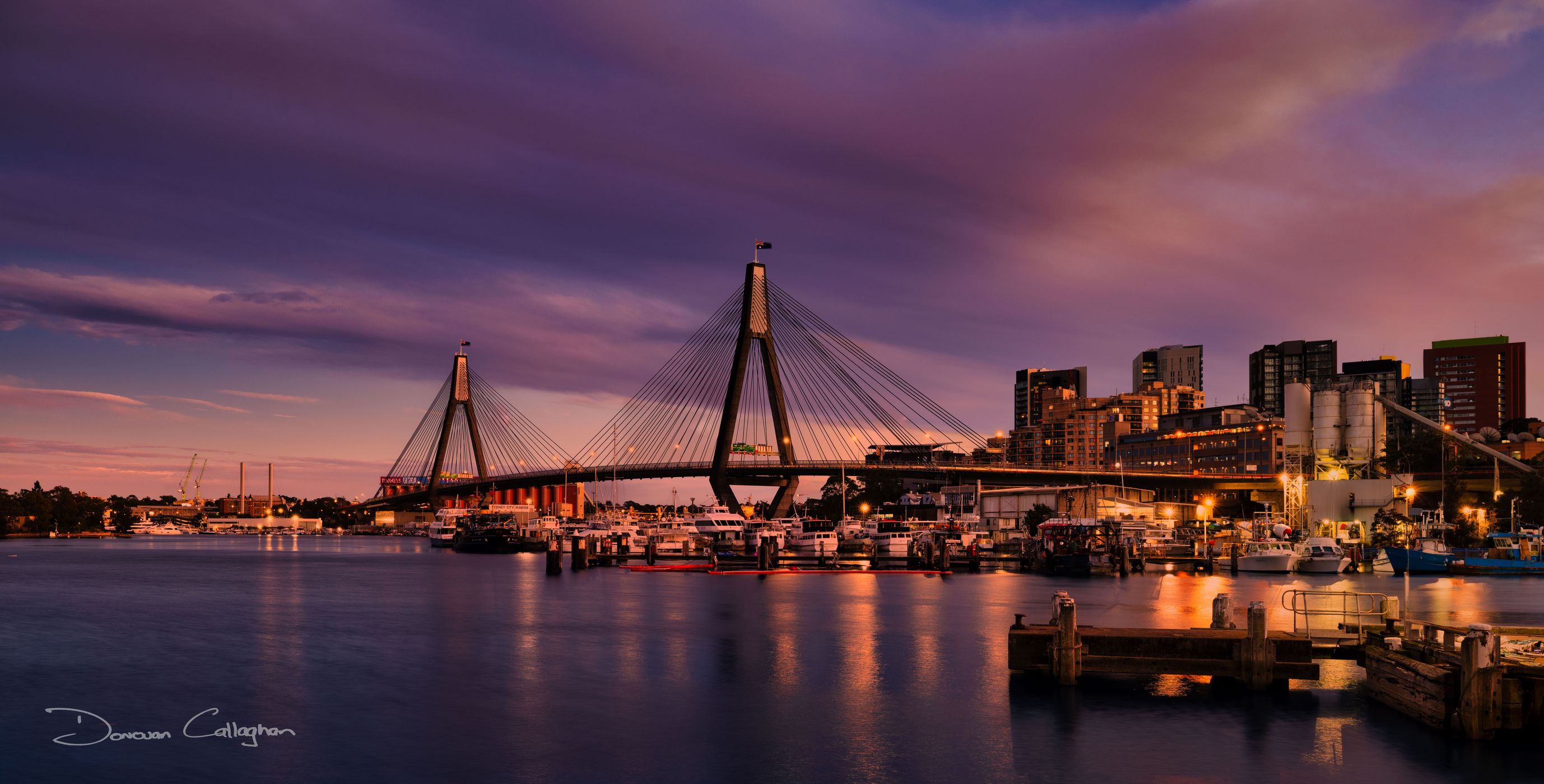ANZAC Bridge, Sydney, Australia