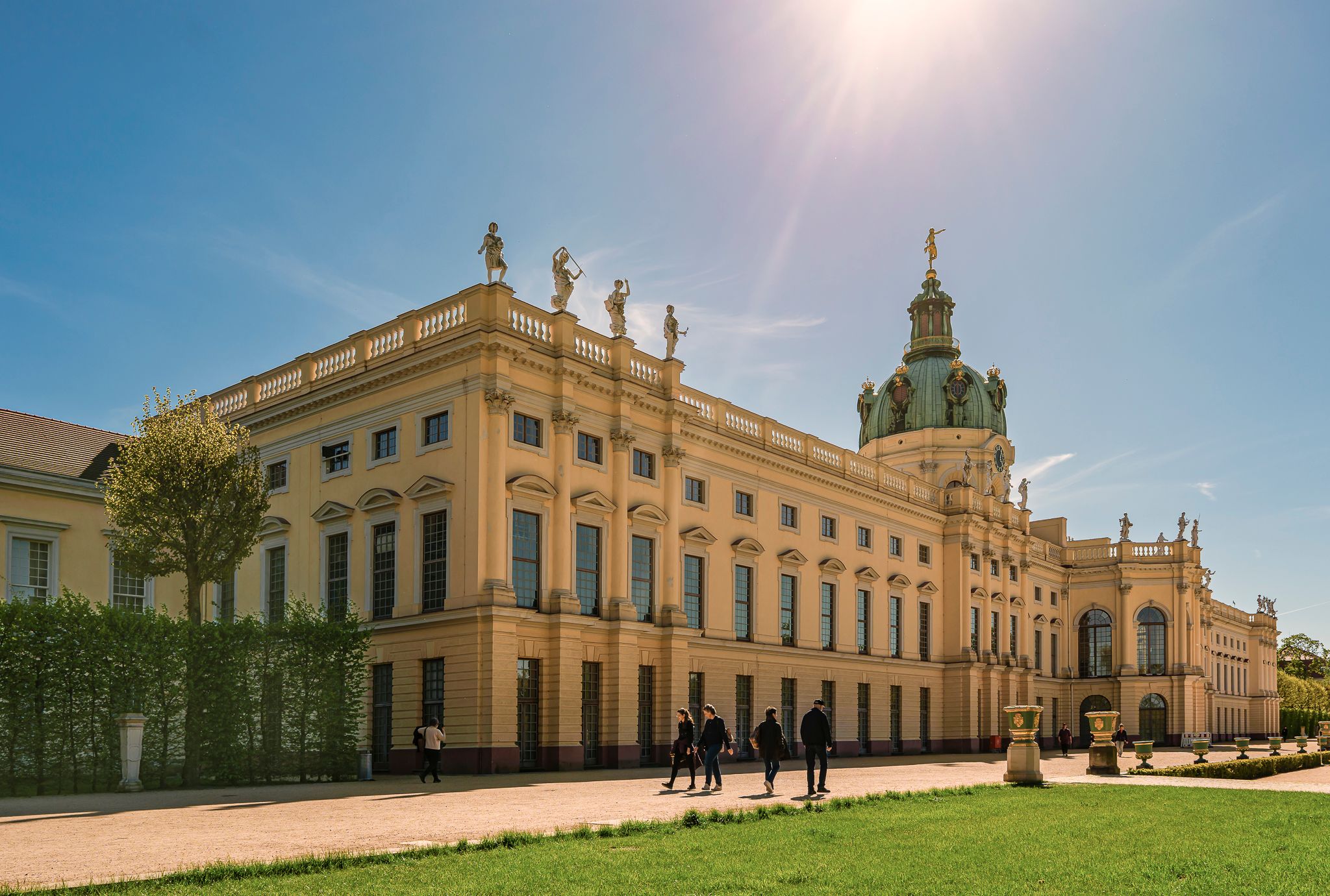 Back view of Charlottenburg Palace, Berlin, Germany