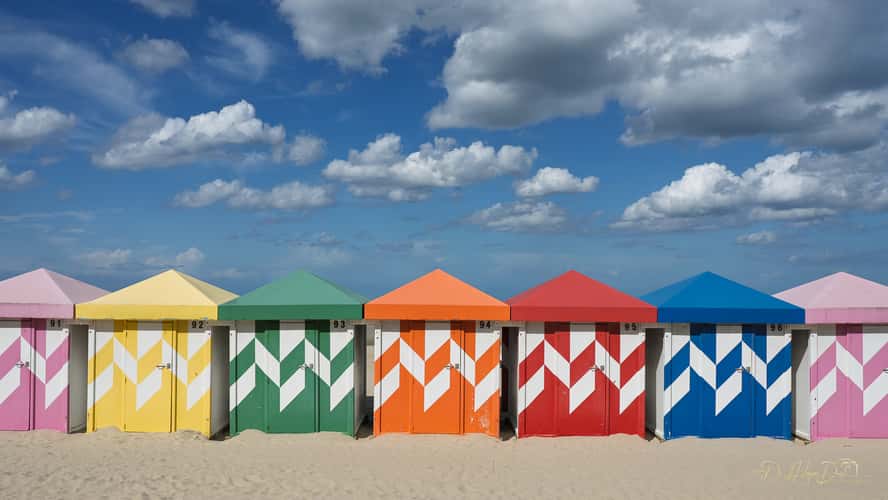 Beach cabins from Malo-les-Bains