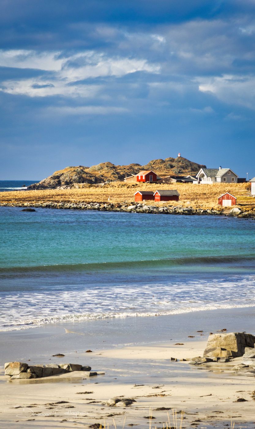 Beach Rambergstrandra, Norway