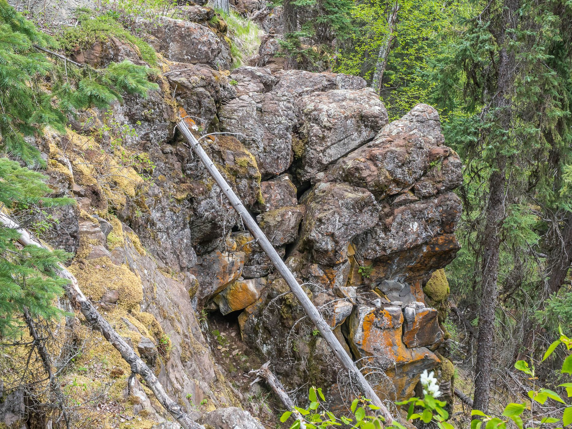 Bridge Lake Ice Caves Trail, Canada