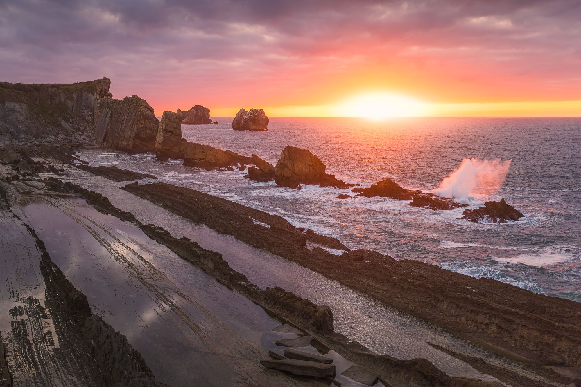 Cantabria, Playa La Arnia, Spain