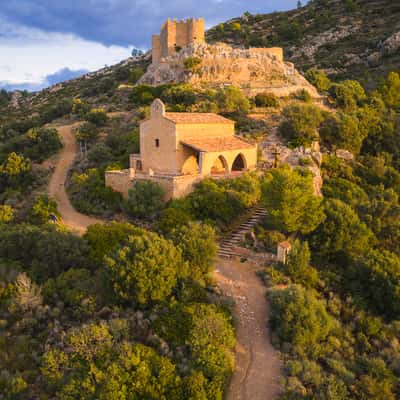 Castell de l'Alcalatén (drone), Spain