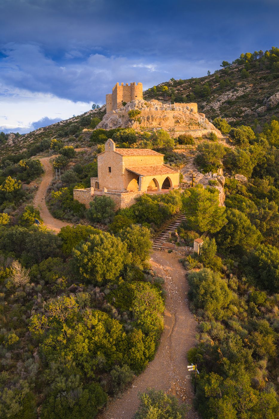 Castell de l'Alcalatén (drone), Spain