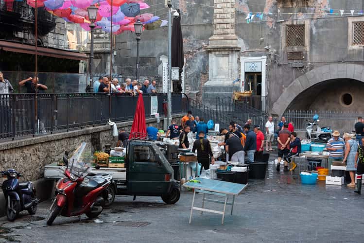 Catania fish market