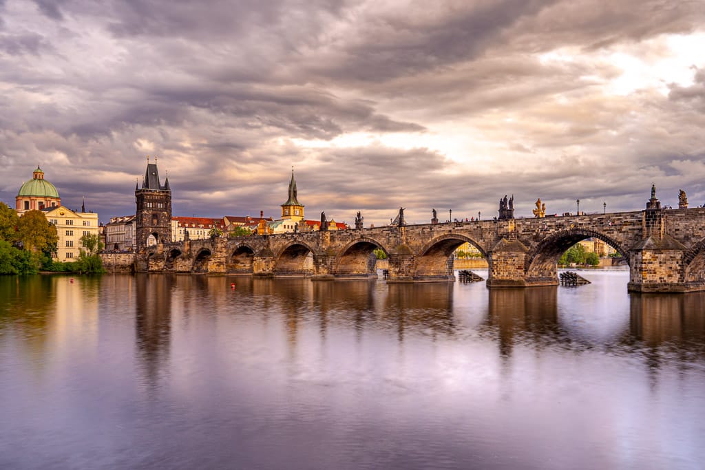 Charles Bridge and Royal Castle, Praque, Czech Republic