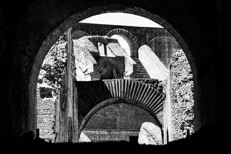 Colosseum Interior to Arena