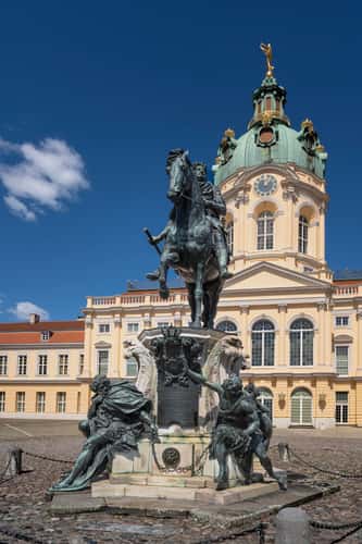 Front view of Charlottenburg Palace, Berlin