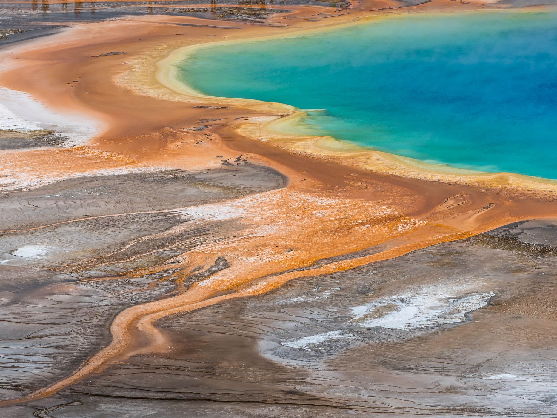 Grand Prismatic Spring, Yellowstone National Park, USA