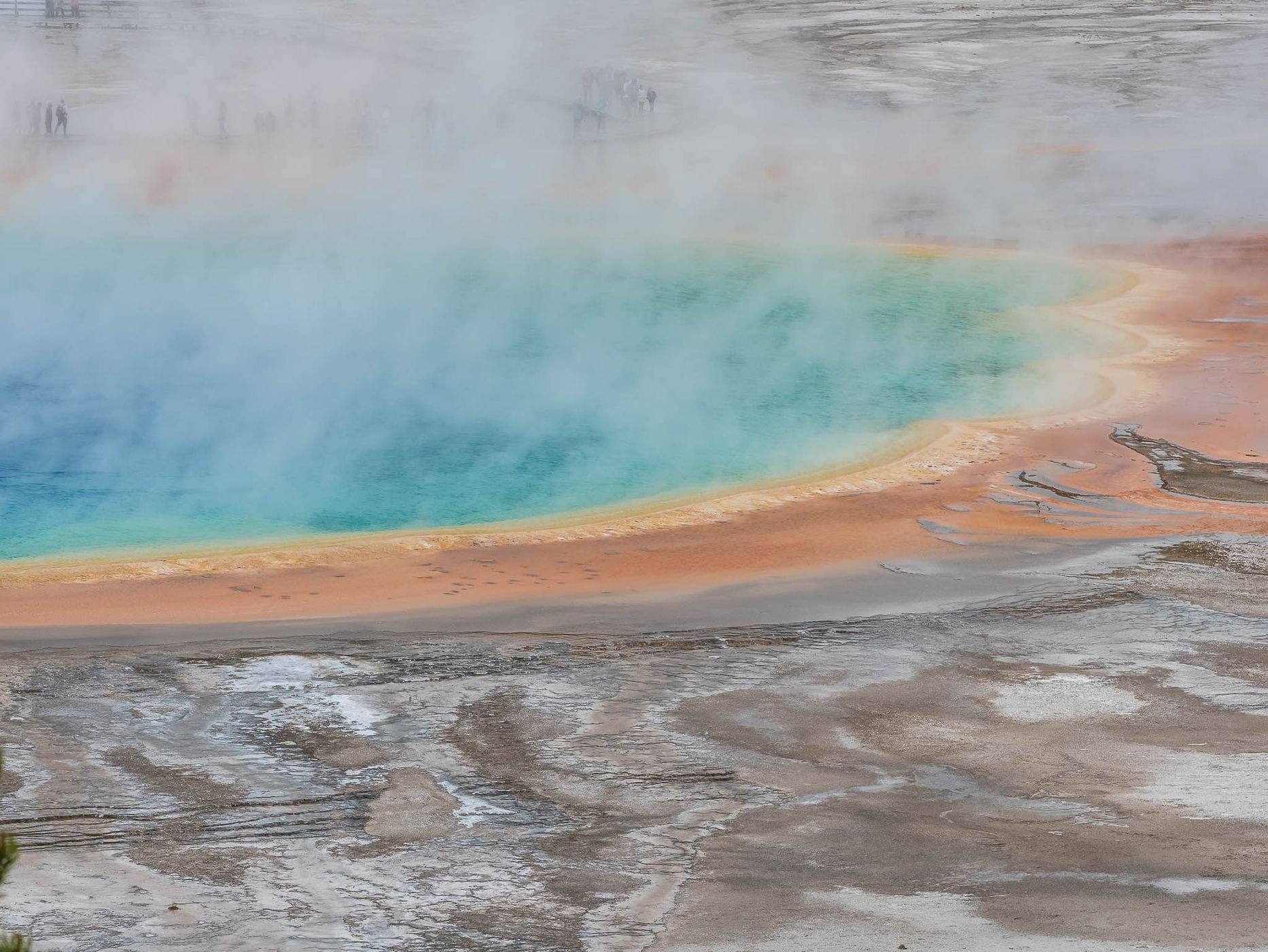 Grand Prismatic Spring, Yellowstone National Park, USA