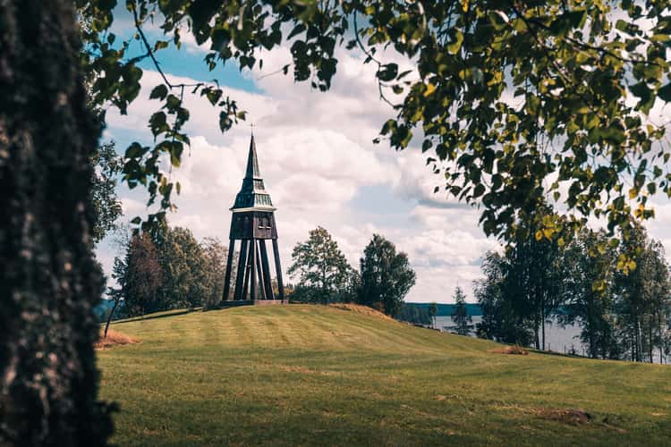 Hölzerner Kirchenturm Persberg