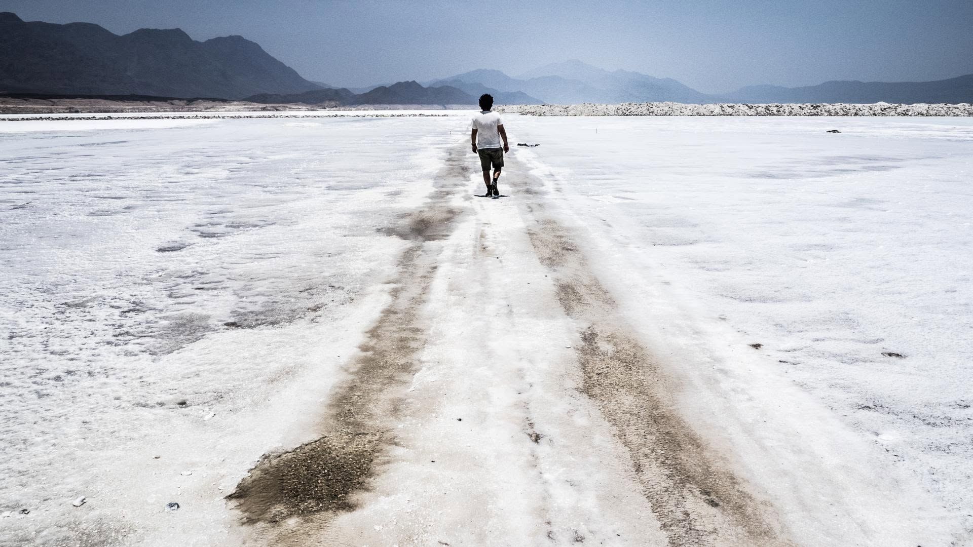 Lac Assal. Yibuti, Djibouti