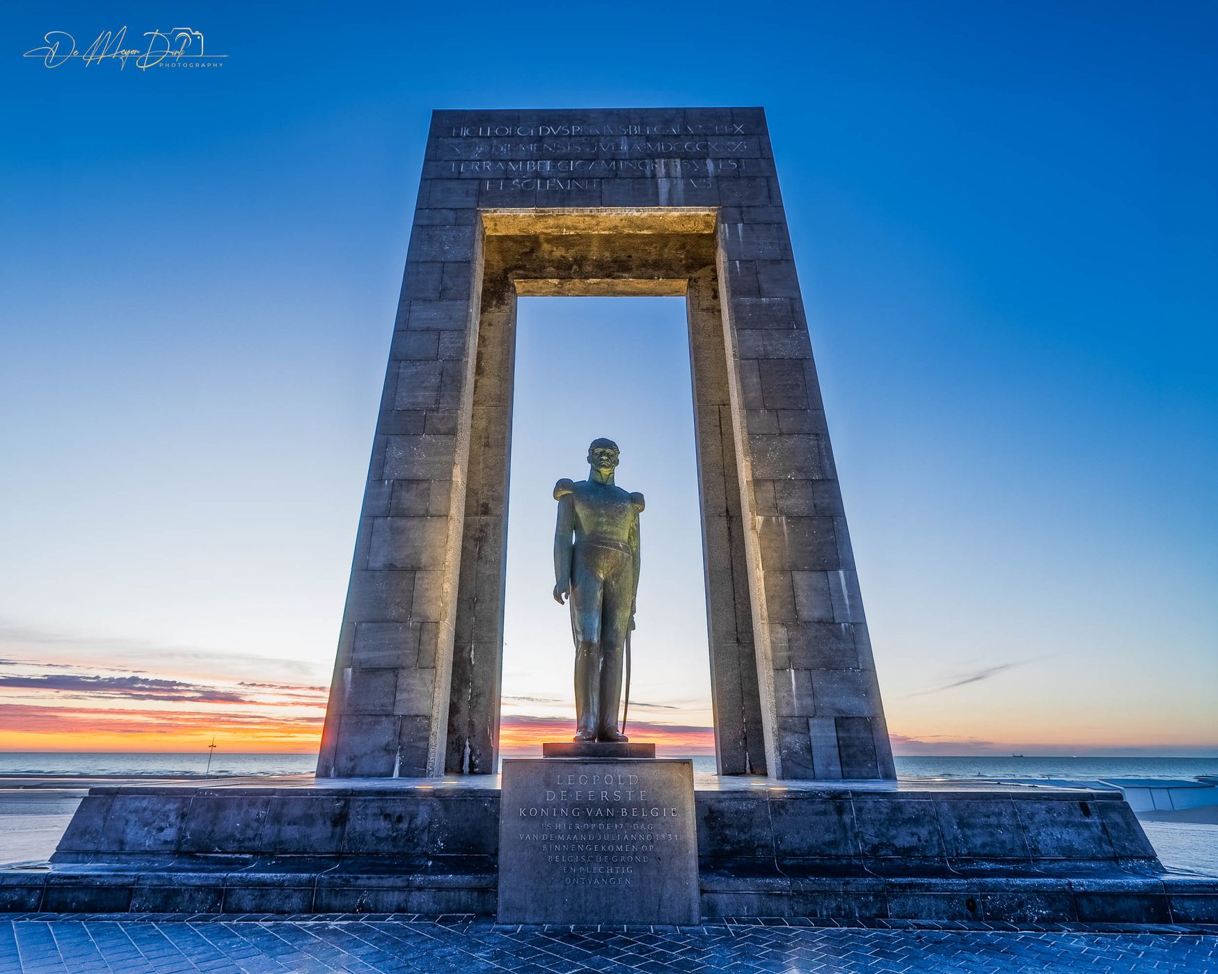 Leopold 1-monument De Panne, Belgium