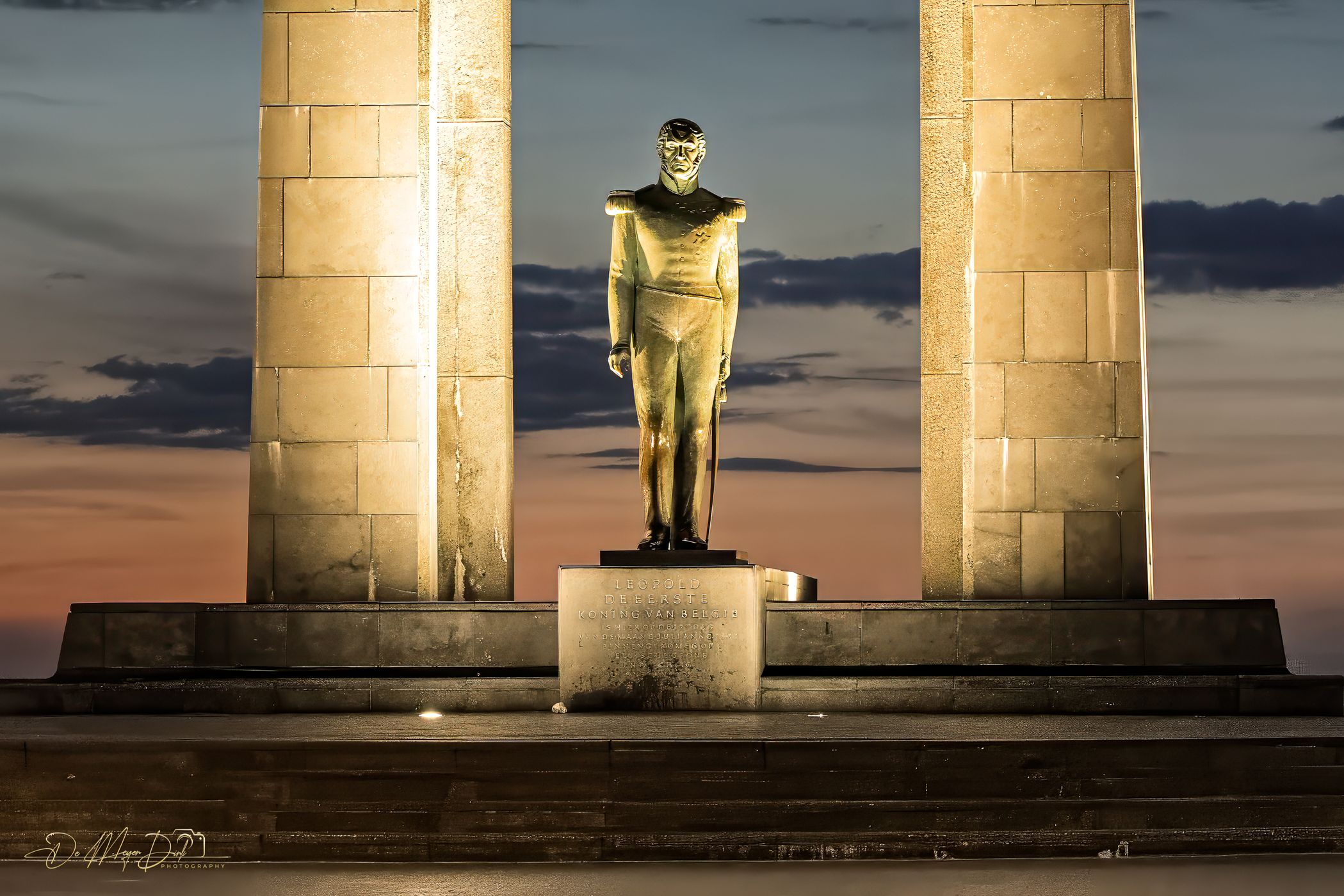 Leopold 1-monument De Panne, Belgium
