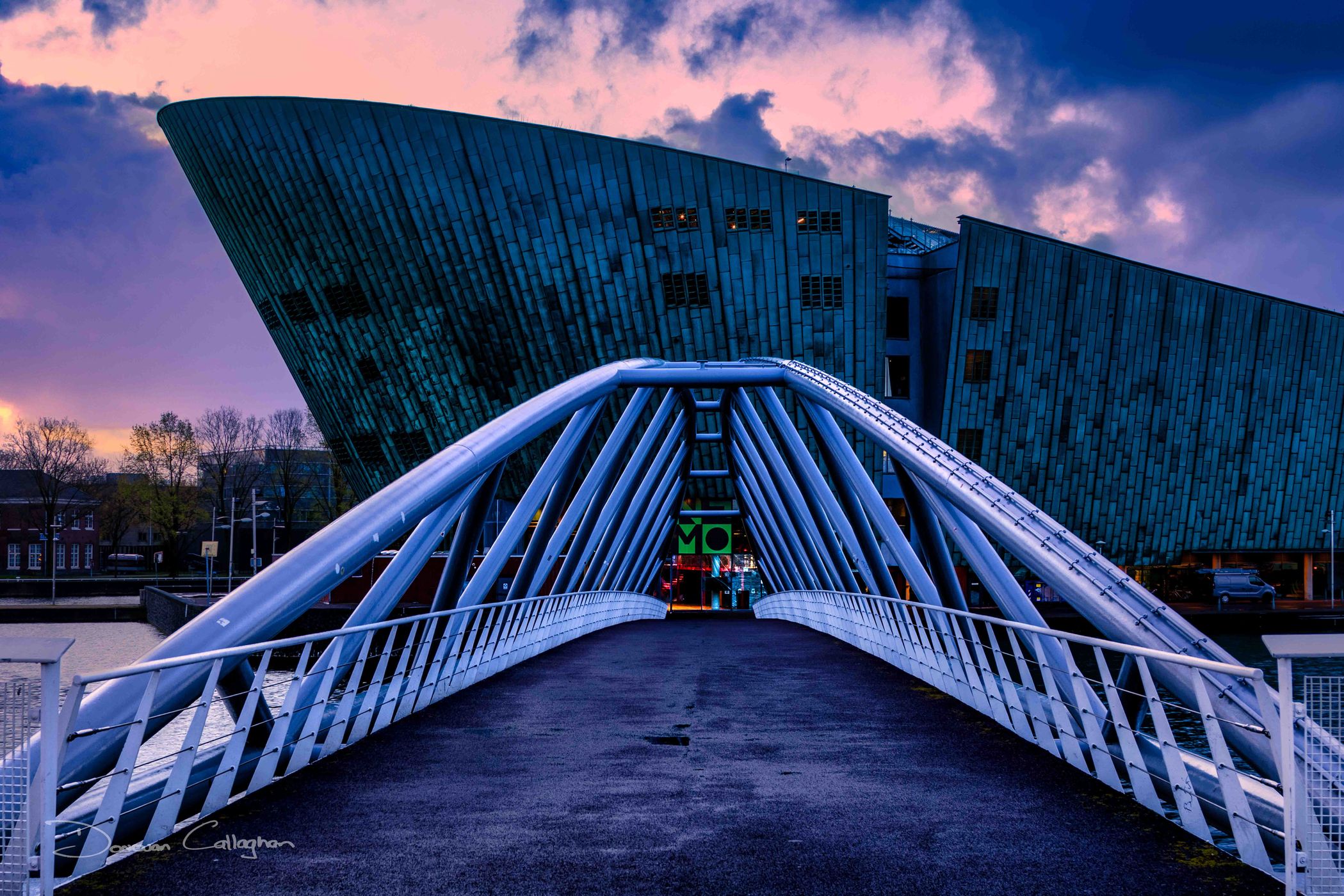 Nemo Science Museum from the Bridge, Amsterdam, Netherlands
