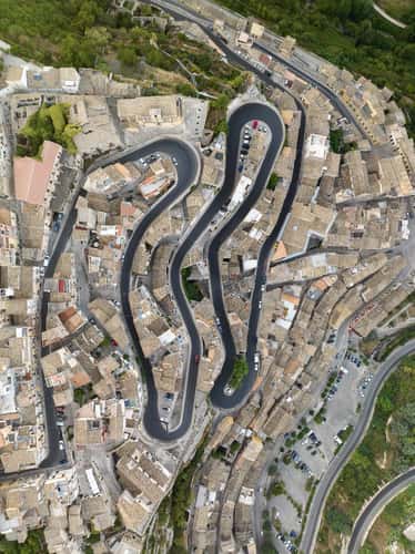 Nice road in Ragusa