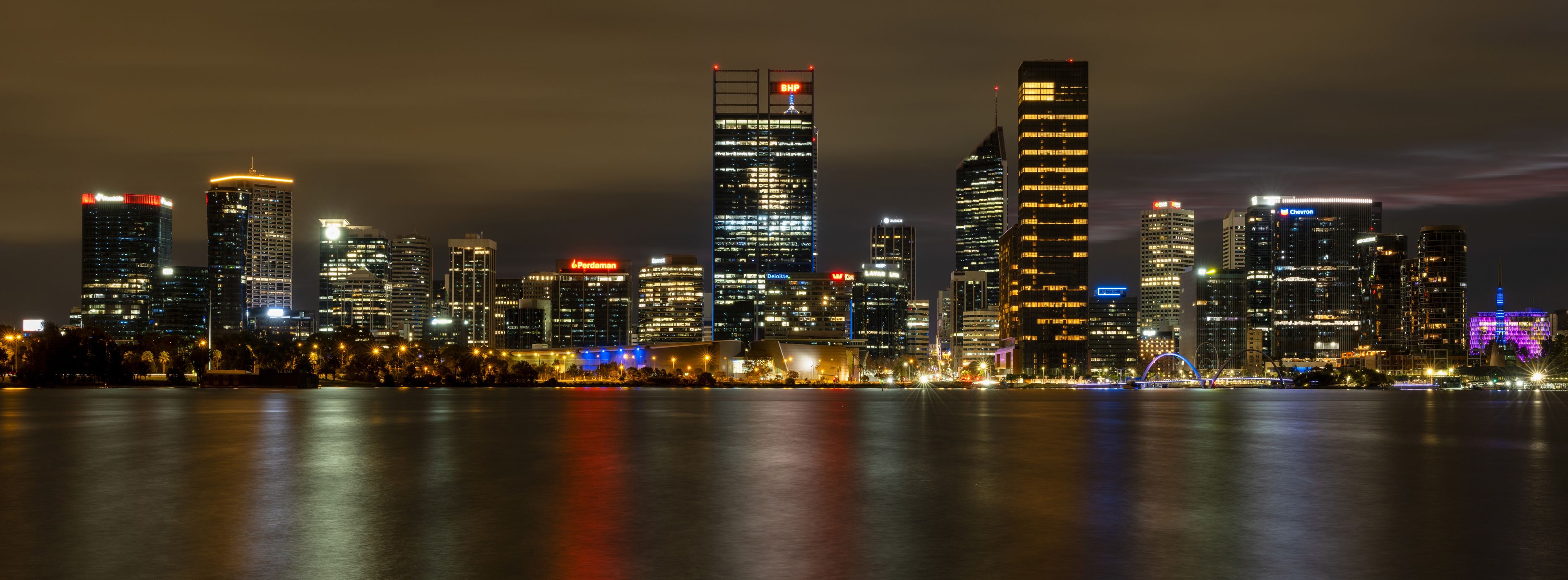 Perth city skyline, Australia