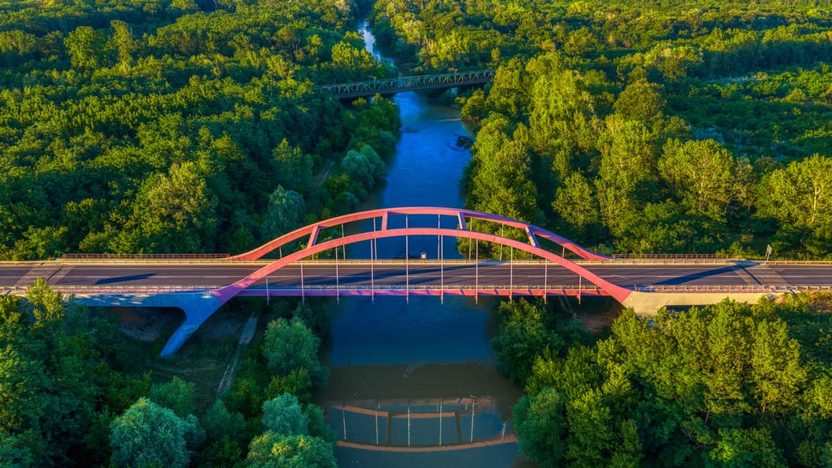 Rába bridge, Hungary