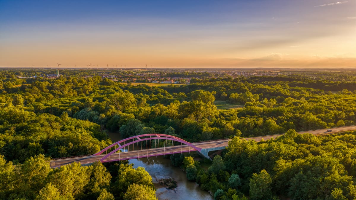 Rába bridge, Hungary