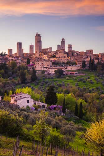 San Gimignano (southern view), Tuscany
