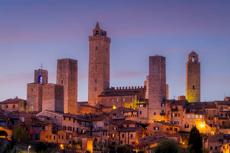 San Gimignano (southern view), Tuscany