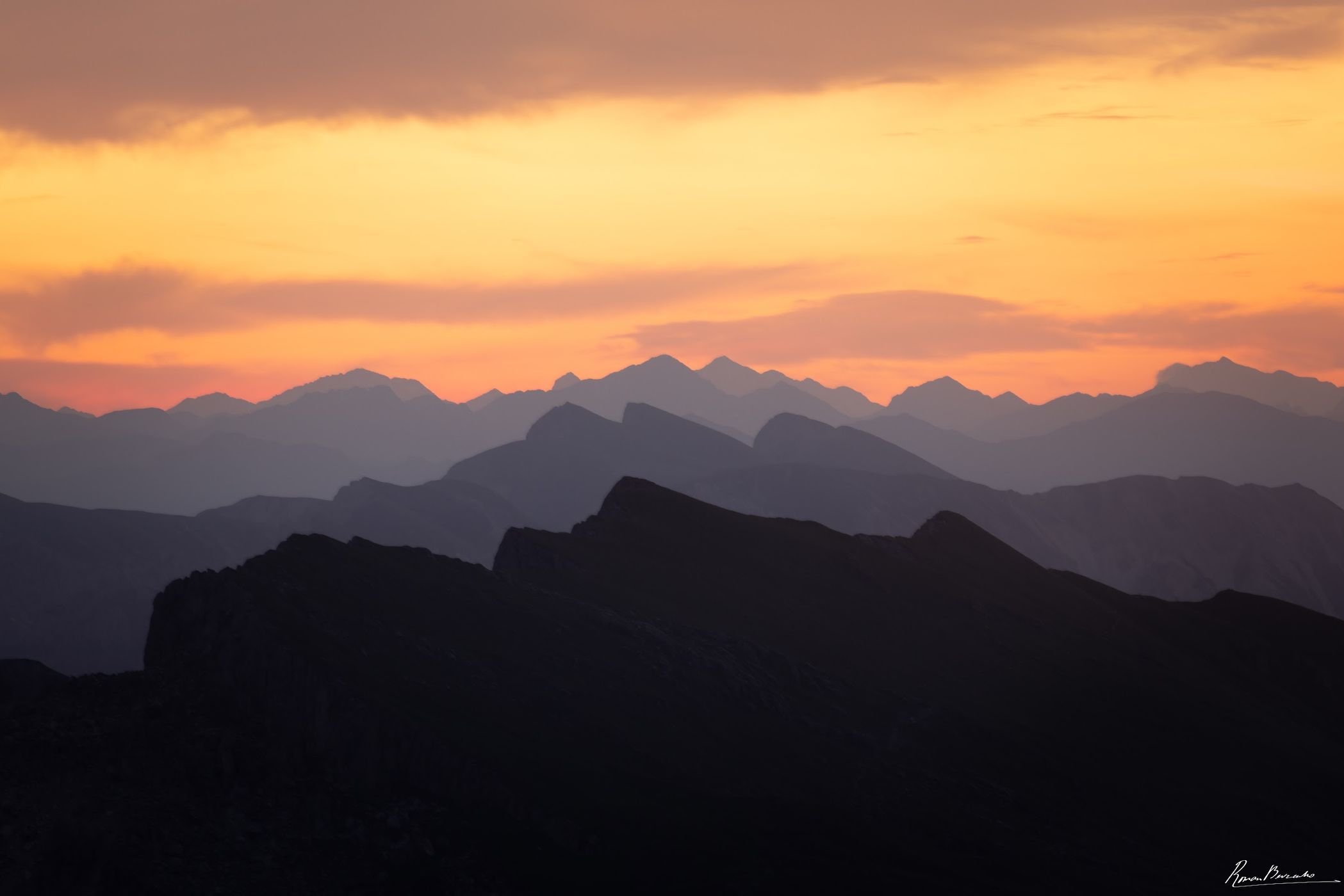 Seceda classic view point, South Tyrol, Italy