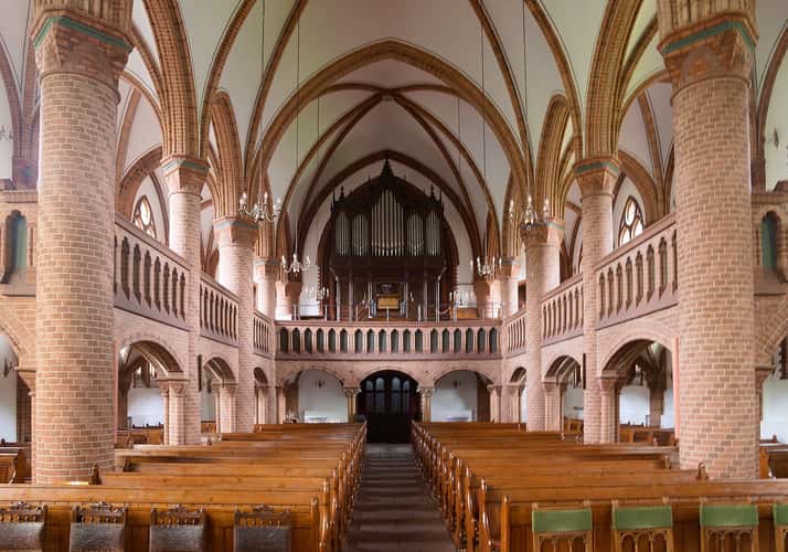 Inside St. Nicolai Church, Hagenburg