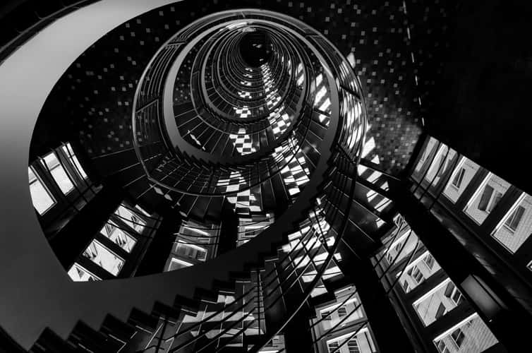 Stairs in Hamburg