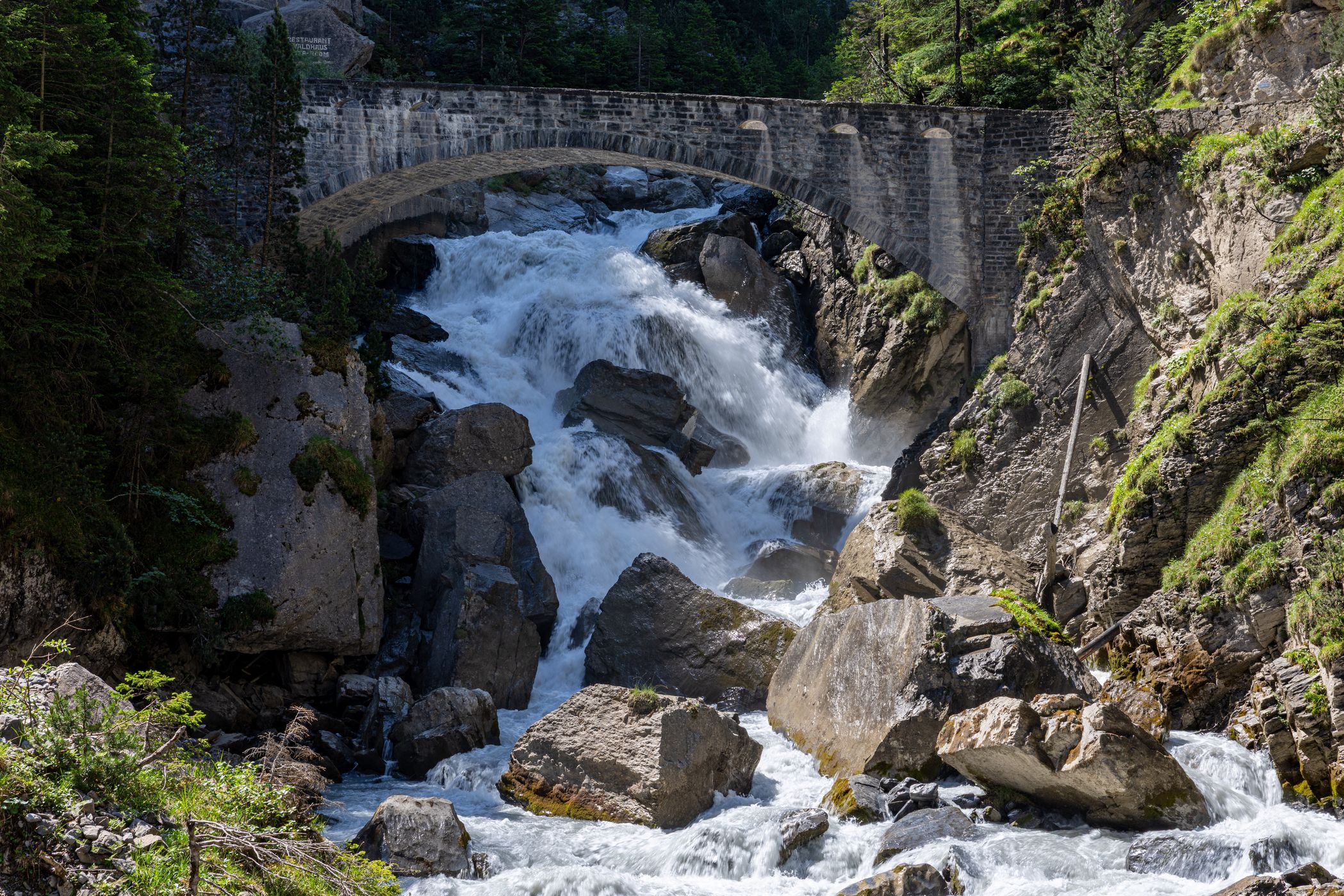 Stone arch bridge, Switzerland