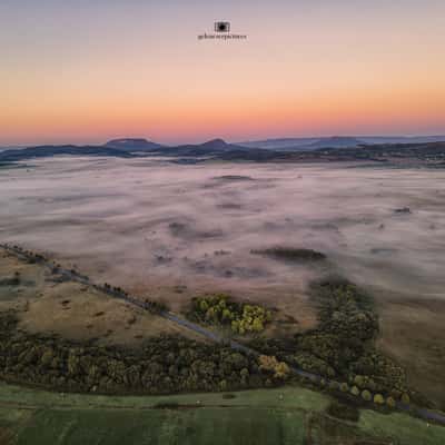 Táj a Káli-medencében, Hungary