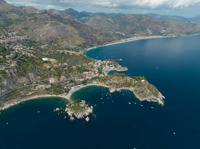 Taormina from the sky