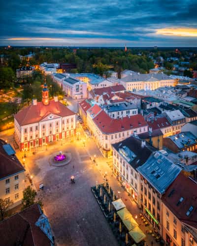 Tartu Town Hall and University