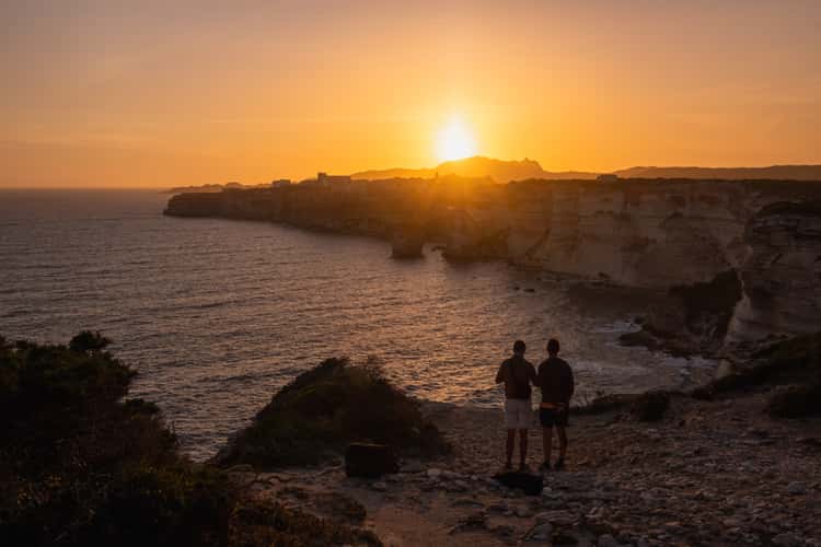 The cliff of Bonifacio