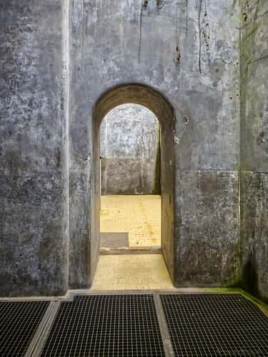 The old wastewater treatment plant