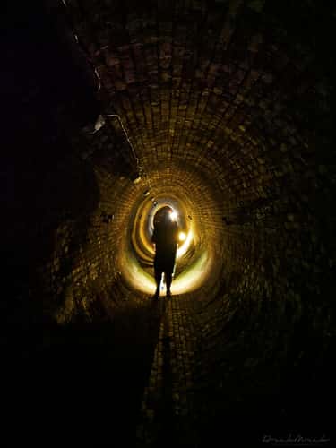 The old wastewater treatment plant