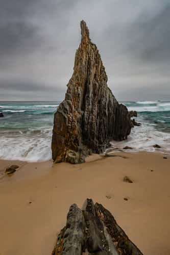 Triangular Rock at Playa de Mexota