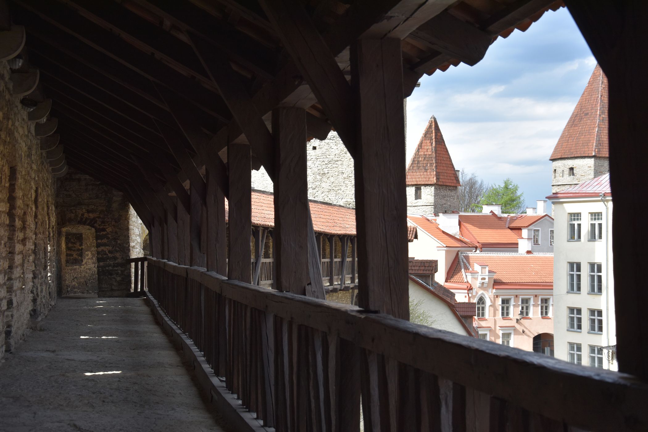 View from a wall's section., Estonia
