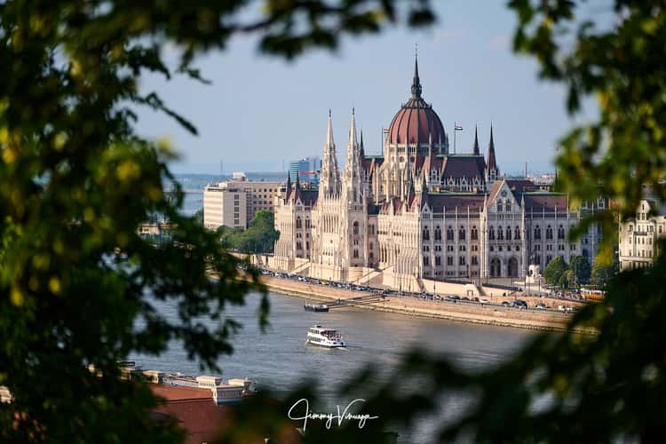 View of Hungarian Parliament from Fisherman's Bastion