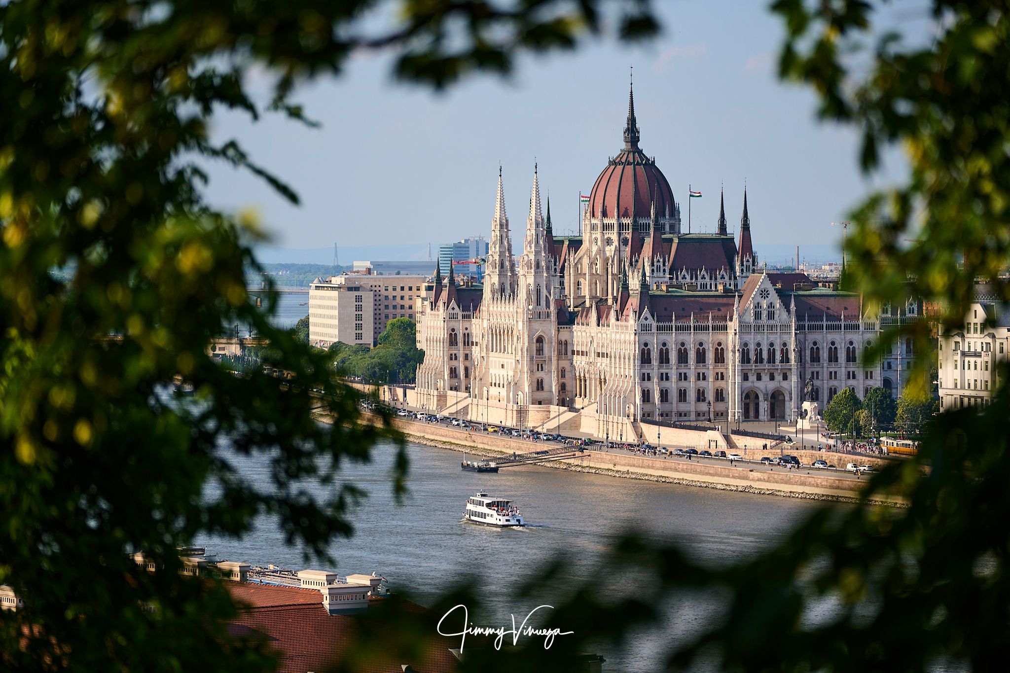 View of Hungarian Parliament from Fisherman's Bastion, Hungary